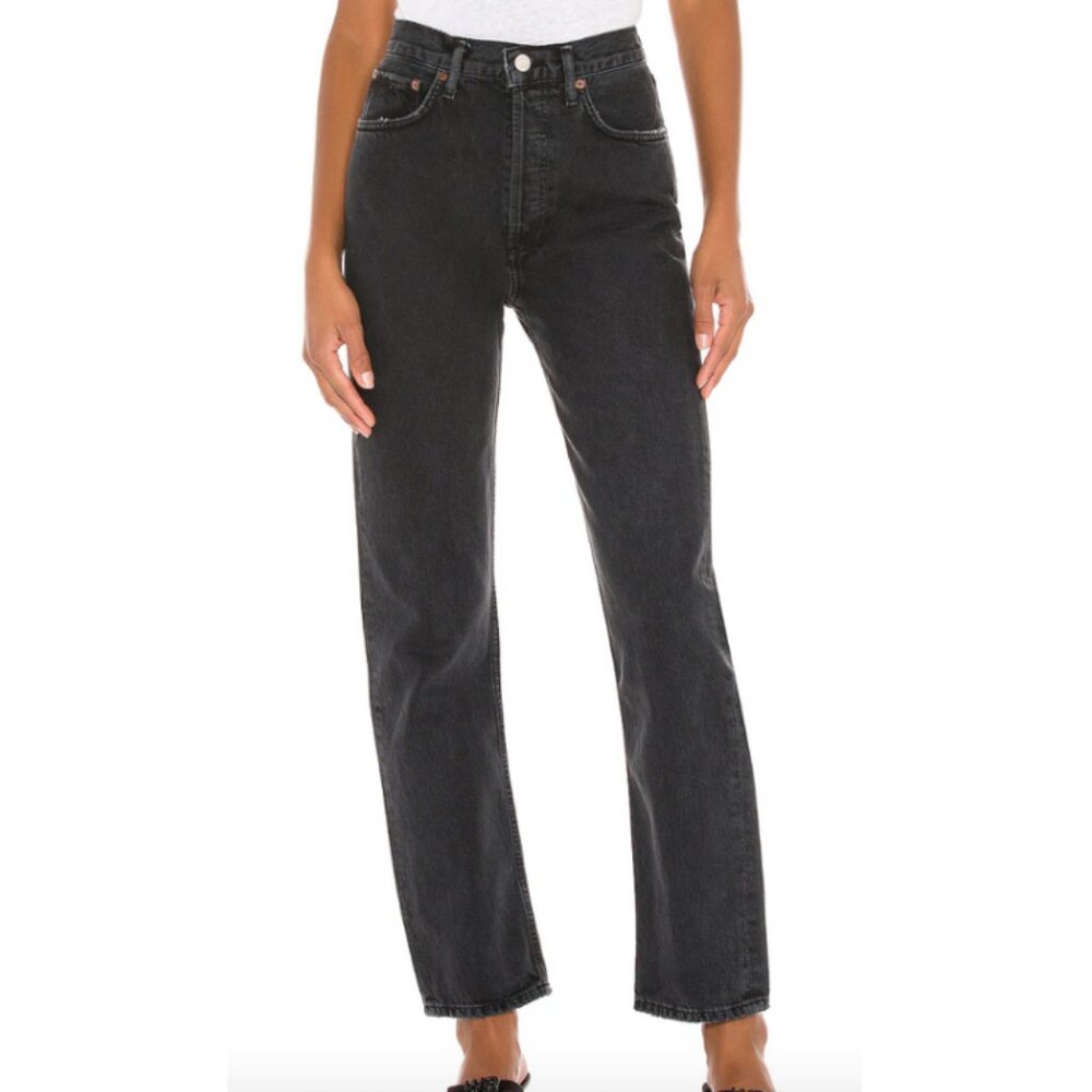 AGOLDE 90's Pinch Waist in Black Tea